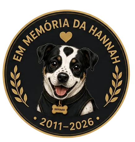 Hannah, mascote da Macena Serviços